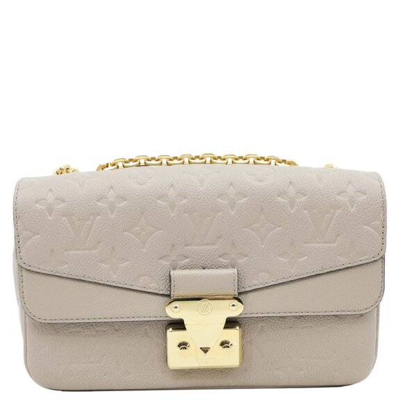 Louis Vuitton  Marceau Monogram Empreinte Leather Shoulder Bag Beige - Picture 3 of 11